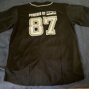 Powered By HKS Baseball Jersey XL Number 87